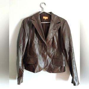 Leather vest size medium